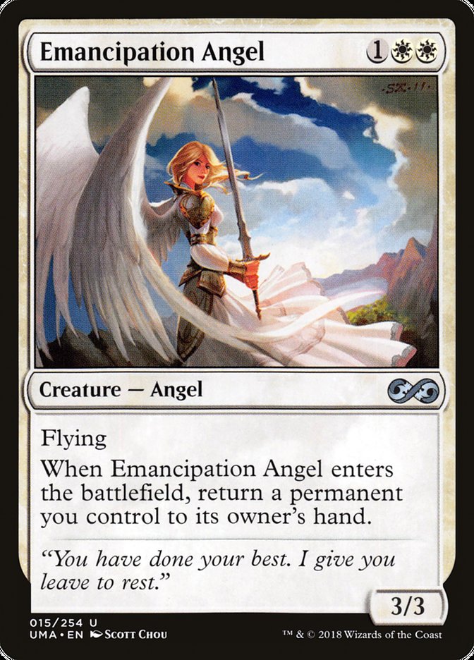 Emancipation Angel – Uncommon Magic: The Gathering card from Ultimate Masters (#15)