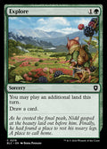 Explore – Common Magic: The Gathering card from Bloomburrow Commander (#216)