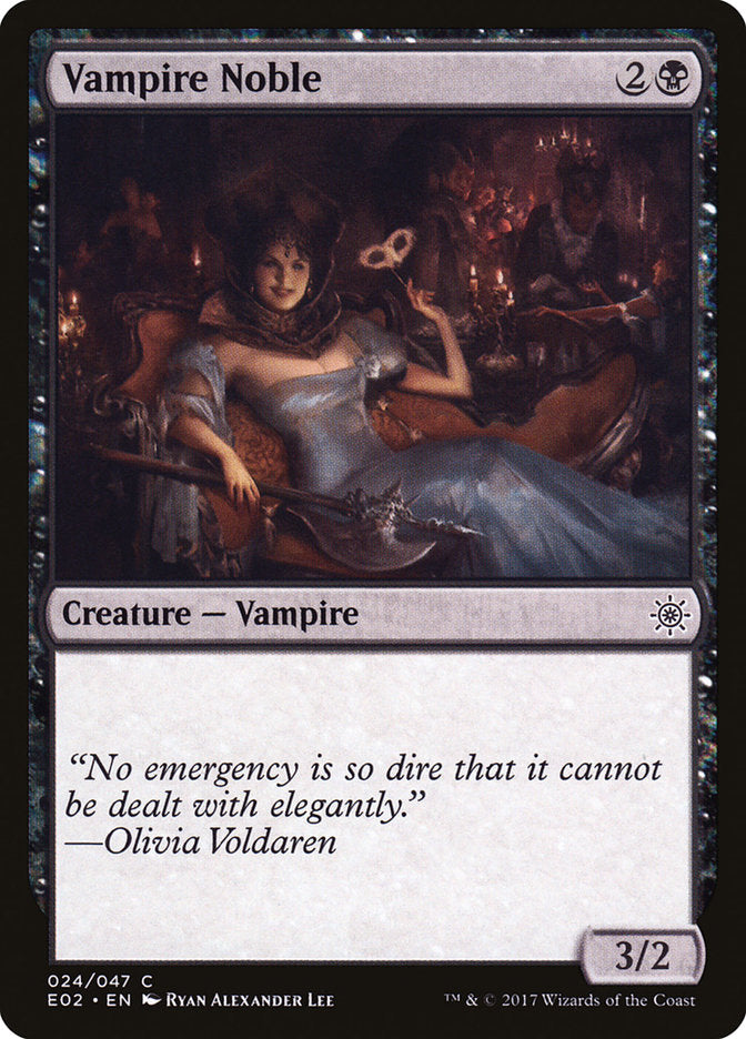 Vampire Noble – Common Magic: The Gathering card from Explorers of Ixalan (#24)