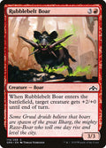 Rubblebelt Boar – Common Magic: The Gathering card from Guilds of Ravnica (#114)