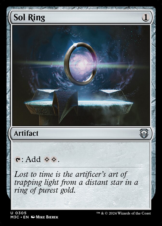 Sol Ring – Uncommon Magic: The Gathering card from Modern Horizons 3 Commander (#305)