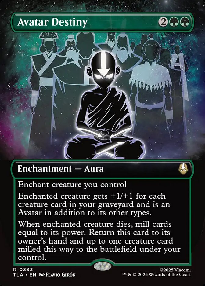 Avatar Destiny – Rare Magic: The Gathering card from Avatar: The Last Airbender (#333)