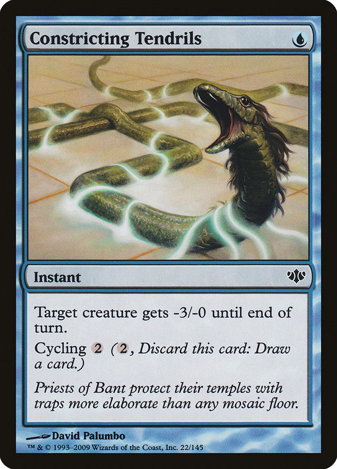 Constricting Tendrils – Common Magic: The Gathering card from Conflux (#22)