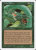 Craw Wurm – Common Magic: The Gathering card from Fifth Edition (#286)