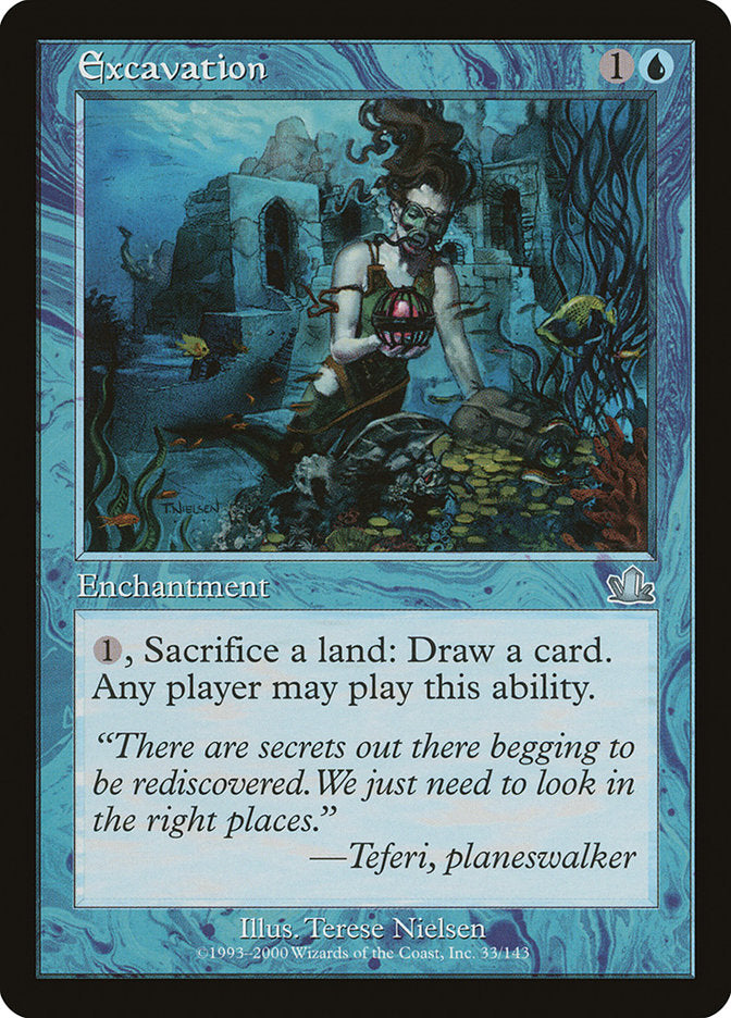 Excavation – Uncommon Magic: The Gathering card from Prophecy (#33)