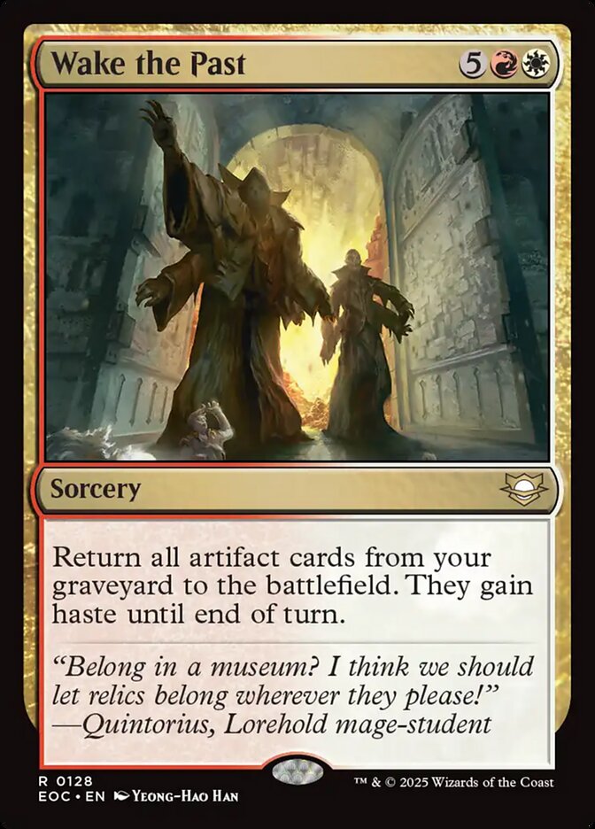 Wake the Past – Rare Magic: The Gathering card from Edge of Eternities Commander (#128)
