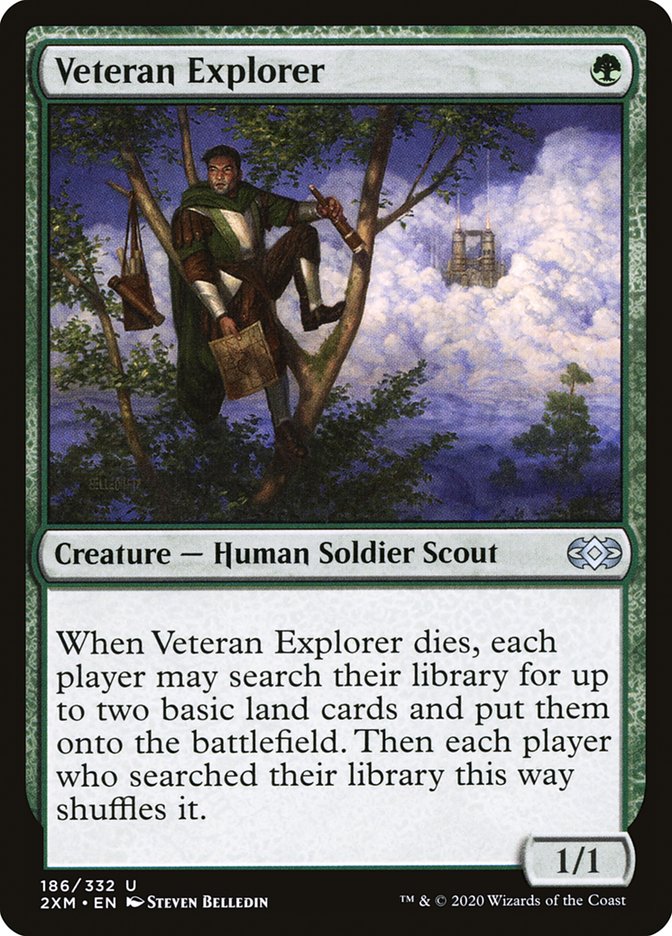Veteran Explorer – Uncommon Magic: The Gathering card from Double Masters (#186)