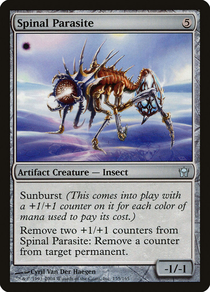Spinal Parasite – Uncommon Magic: The Gathering card from Fifth Dawn (#155)