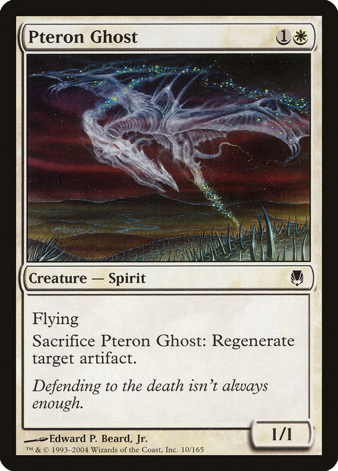 Pteron Ghost – Common Magic: The Gathering card from Darksteel (#10)