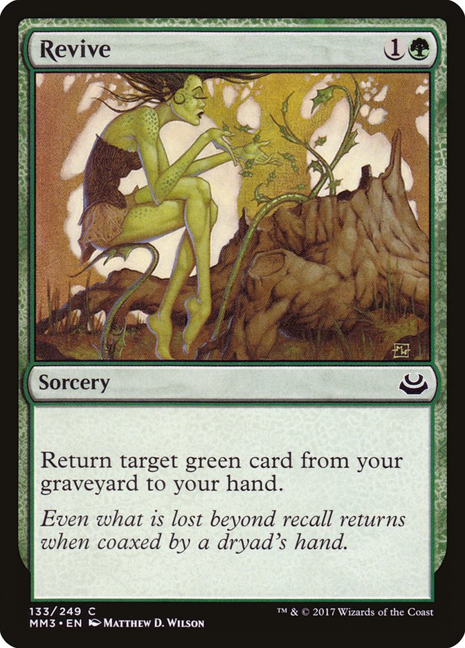 Revive – Common Magic: The Gathering card from Modern Masters 2017 (#133)