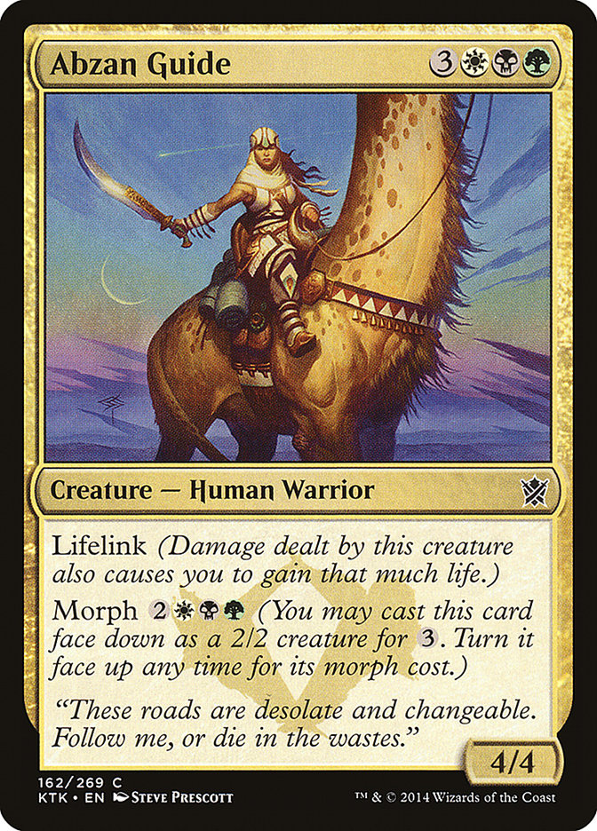 Abzan Guide – Common Magic: The Gathering card from Khans of Tarkir (#162)