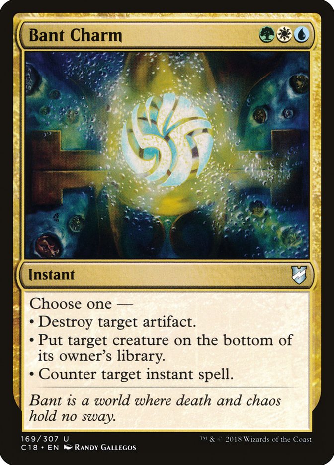 Bant Charm – Uncommon Magic: The Gathering card from Commander 2018 (#169)