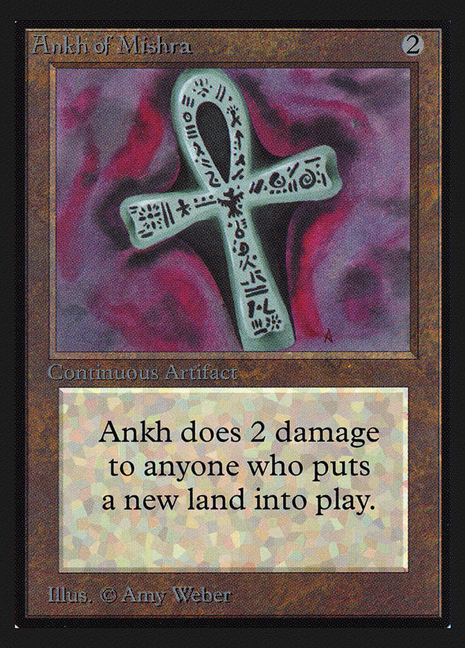 Ankh of Mishra – Rare Magic: The Gathering card from Intl. Collectors' Edition (#231)