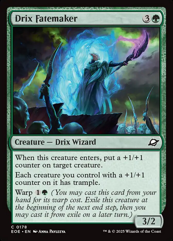 Drix Fatemaker – Common Magic: The Gathering card from Edge of Eternities (#178)