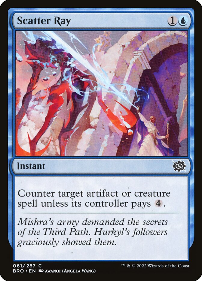 Scatter Ray – Common Magic: The Gathering card from The Brothers' War (#61)