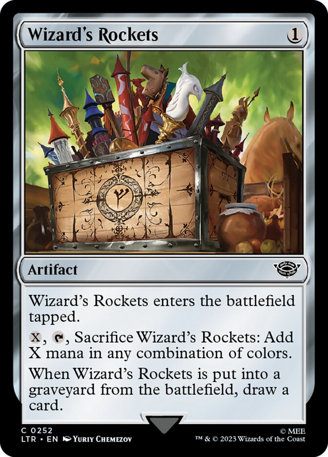 Wizard's Rockets – Common Magic: The Gathering card from The Lord of the Rings: Tales of Middle-earth (#252)