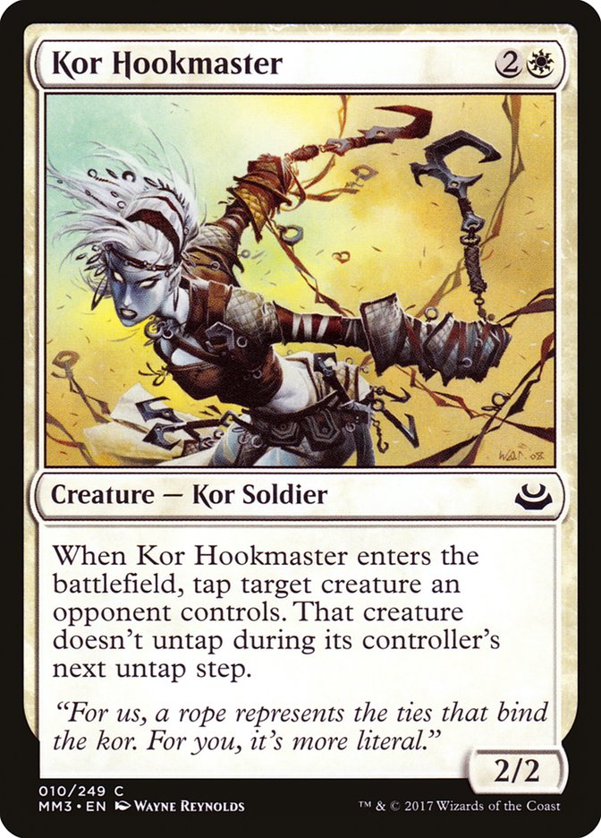 Kor Hookmaster – Common Magic: The Gathering card from Modern Masters 2017 (#10)