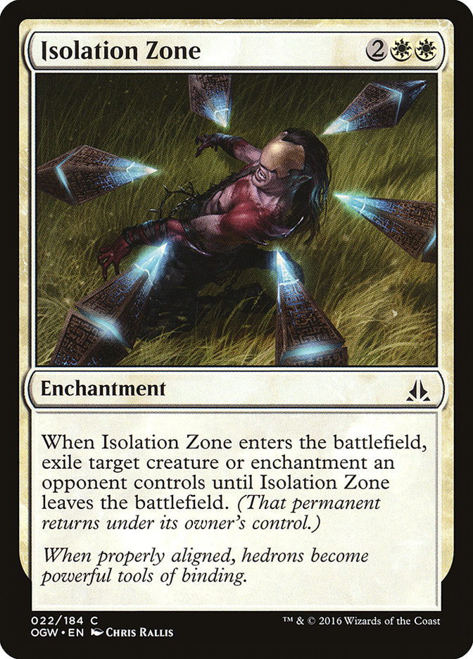 Isolation Zone – Common Magic: The Gathering card from Oath of the Gatewatch (#22)