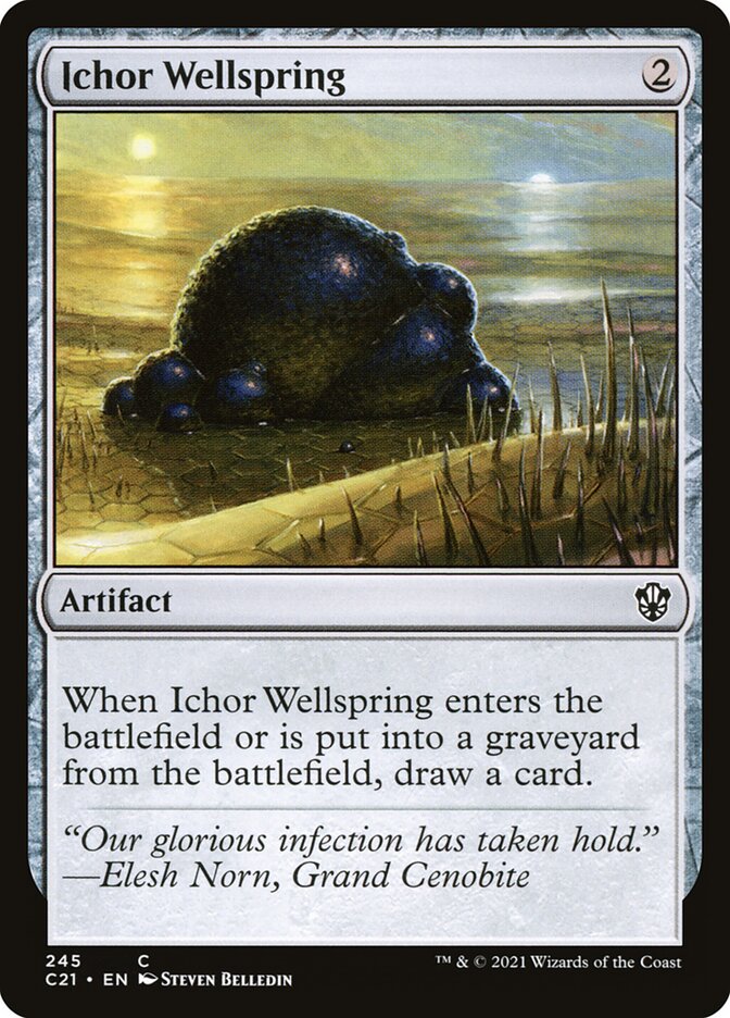 Ichor Wellspring – Common Magic: The Gathering card from Commander 2021 (#245)