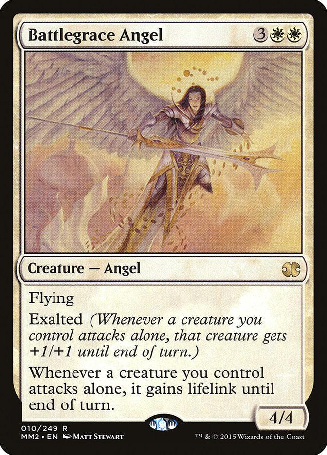 Battlegrace Angel – Rare Magic: The Gathering card from Modern Masters 2015 (#10)
