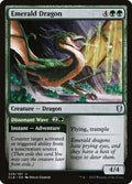 Emerald Dragon // Dissonant Wave – Uncommon Magic: The Gathering card from Commander Legends: Battle for Baldur's Gate (#229)