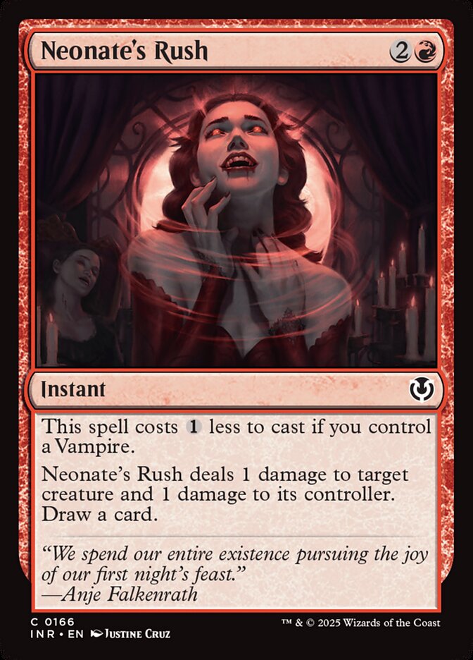 Neonate's Rush – Common Magic: The Gathering card from Innistrad Remastered (#166)