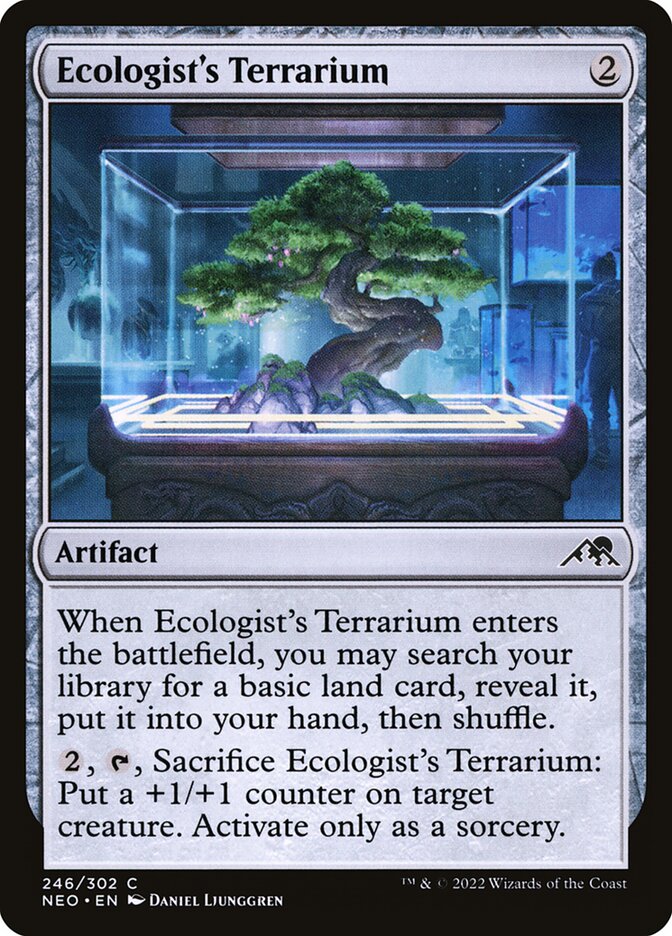 Ecologist's Terrarium – Common Magic: The Gathering card from Kamigawa: Neon Dynasty (#246)