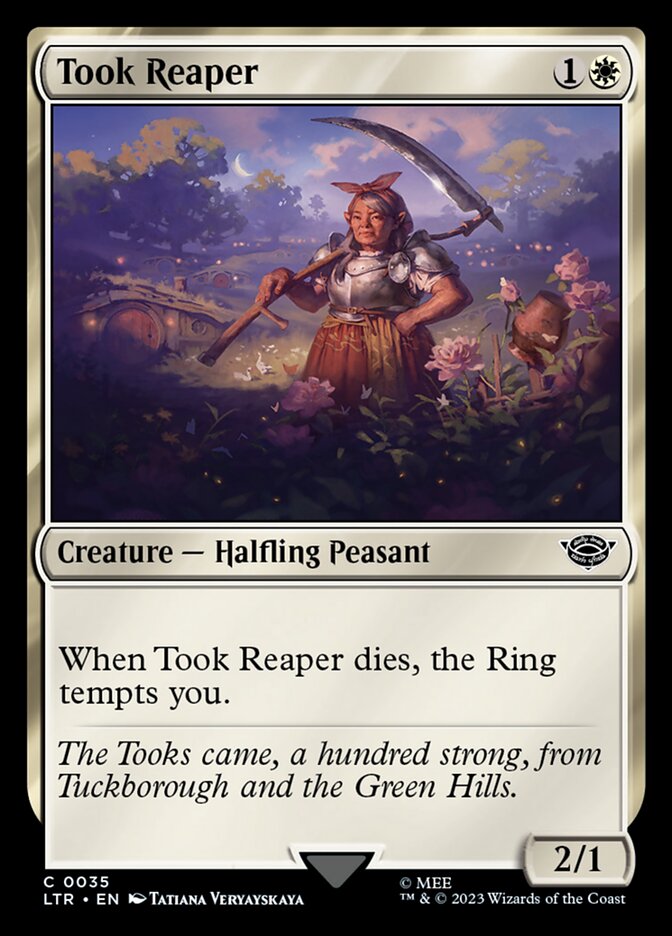 Took Reaper – Common Magic: The Gathering card from The Lord of the Rings: Tales of Middle-earth (#35)