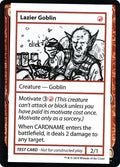 Lazier Goblin – Rare Magic: The Gathering card from Mystery Booster Playtest Cards 2021 (#56)