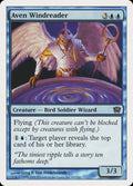 Aven Windreader – Common Magic: The Gathering card from Ninth Edition (#62)