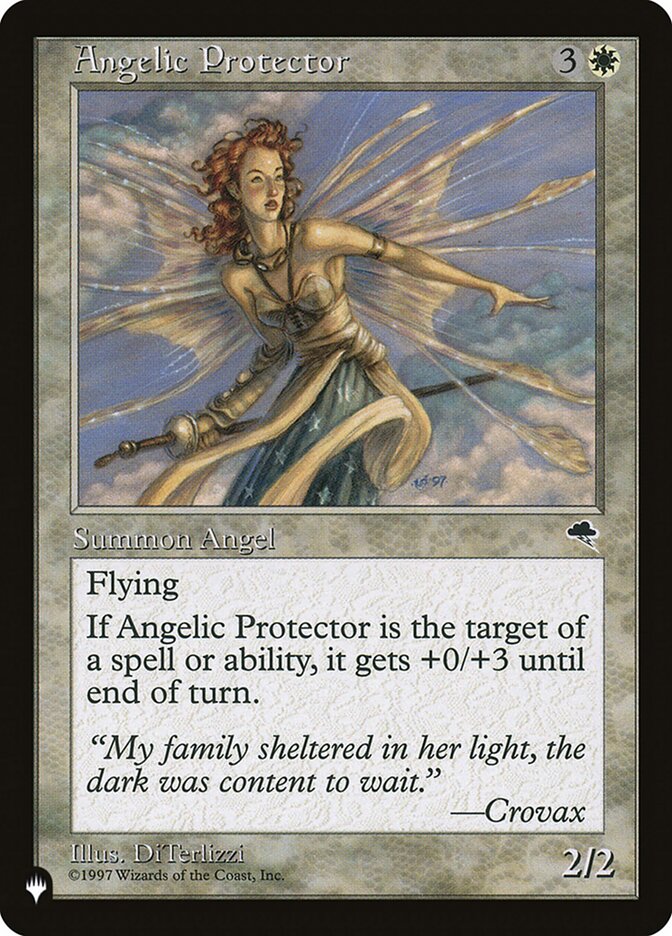 Angelic Protector – Uncommon Magic: The Gathering card from The List (#TMP-2)