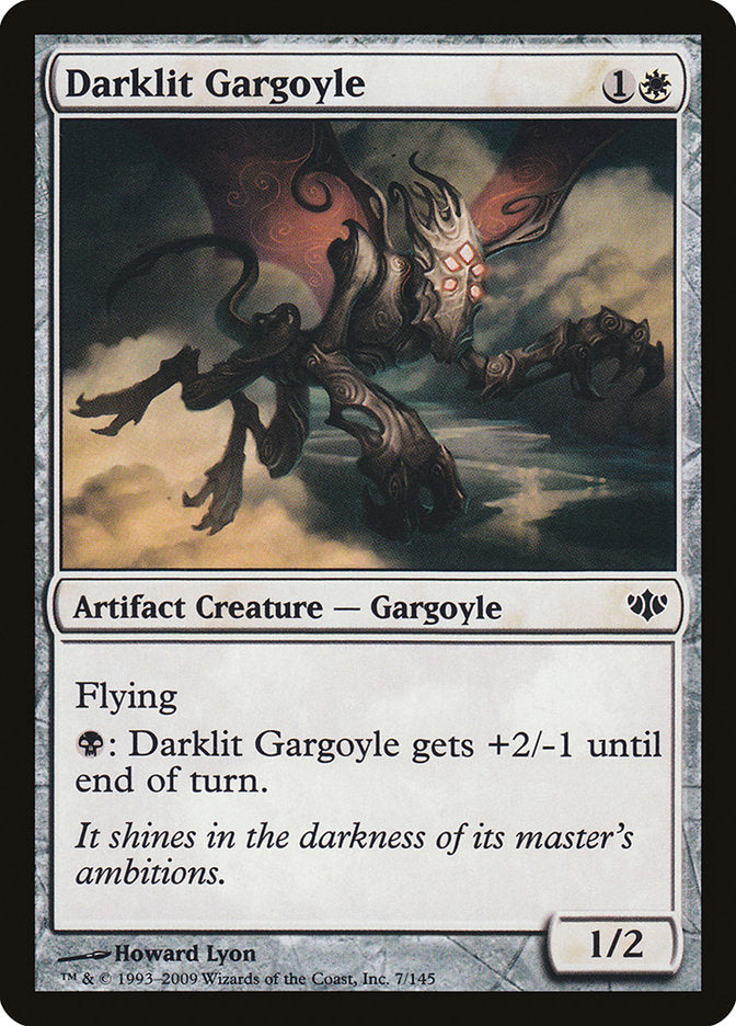 Darklit Gargoyle – Common Magic: The Gathering card from Conflux (#7)