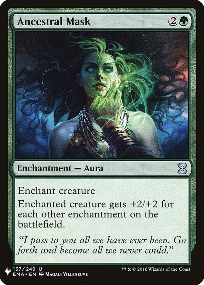 Ancestral Mask – Uncommon Magic: The Gathering card from The List (#EMA-157)