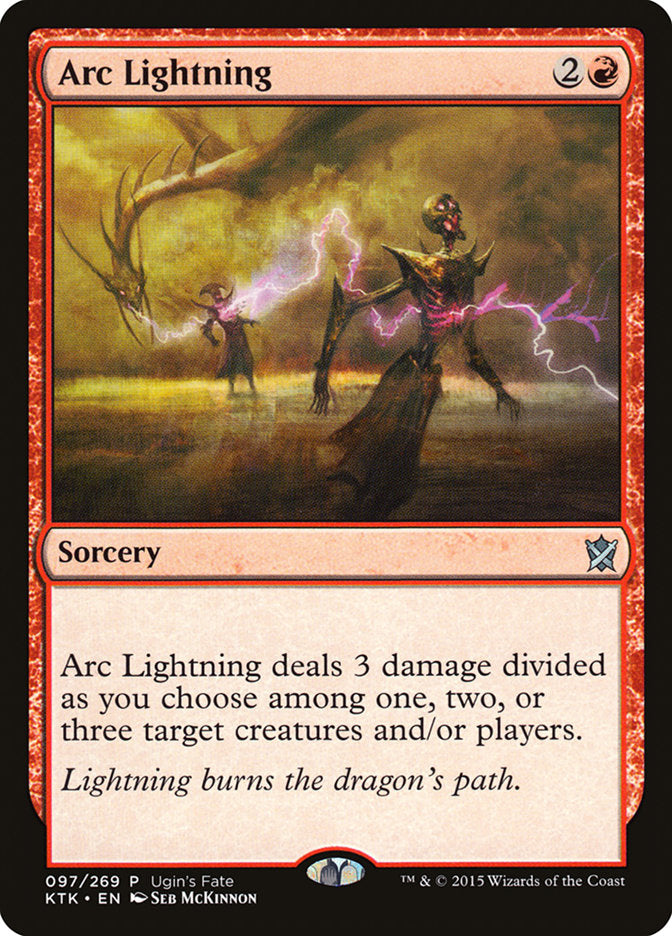 Arc Lightning – Uncommon Magic: The Gathering card from Ugin's Fate (#97)