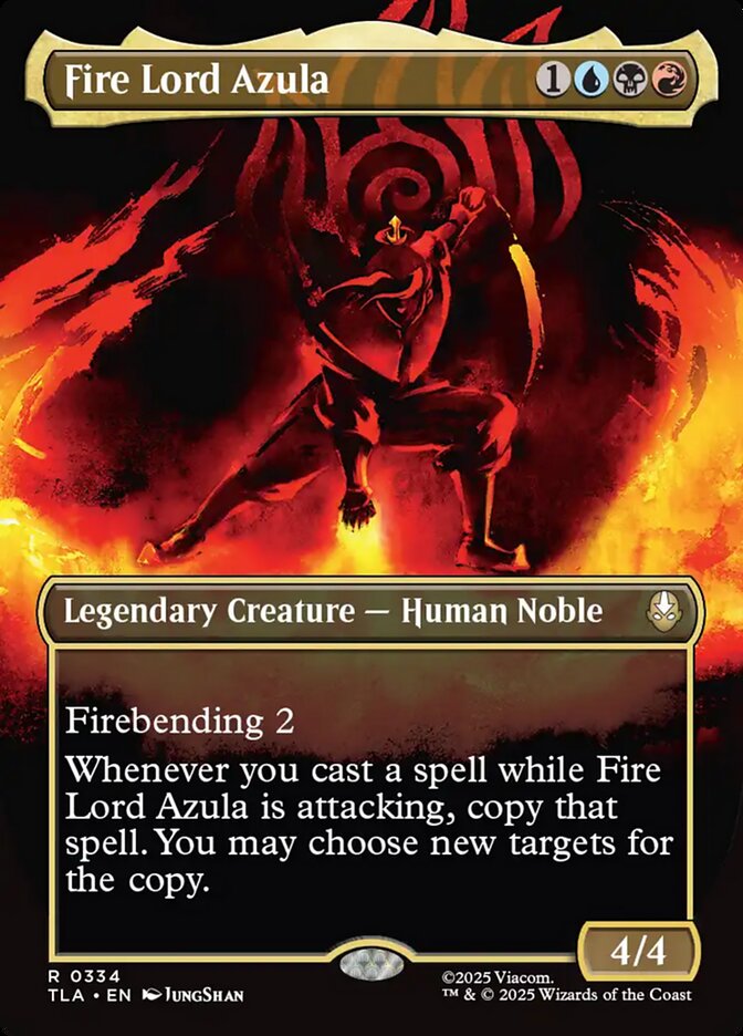 Fire Lord Azula – Rare Magic: The Gathering card from Avatar: The Last Airbender (#334)