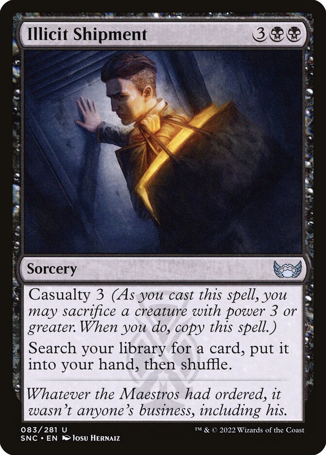 Illicit Shipment – Uncommon Magic: The Gathering card from Streets of New Capenna (#83)