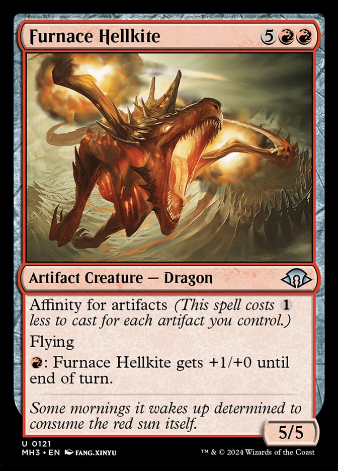 Furnace Hellkite – Uncommon Magic: The Gathering card from Modern Horizons 3 (#121)