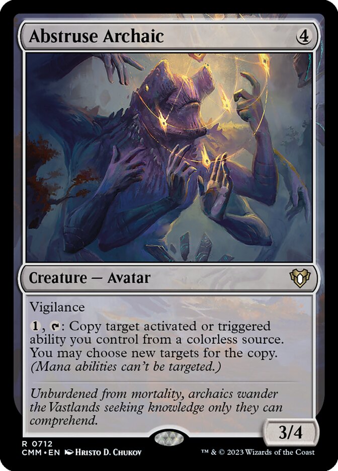 Abstruse Archaic – Rare Magic: The Gathering card from Commander Masters (#712)