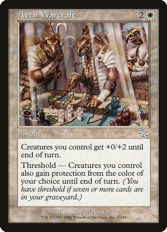 Aven Warcraft – Uncommon Magic: The Gathering card from Judgment (#2)