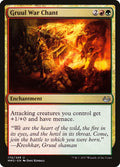Gruul War Chant – Uncommon Magic: The Gathering card from Modern Masters 2017 (#170)