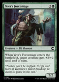 Yeva's Forcemage – Common Magic: The Gathering card from Ravnica: Clue Edition (#181)