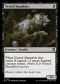 Nested Shambler – Common Magic: The Gathering card from Bloomburrow Commander (#185)
