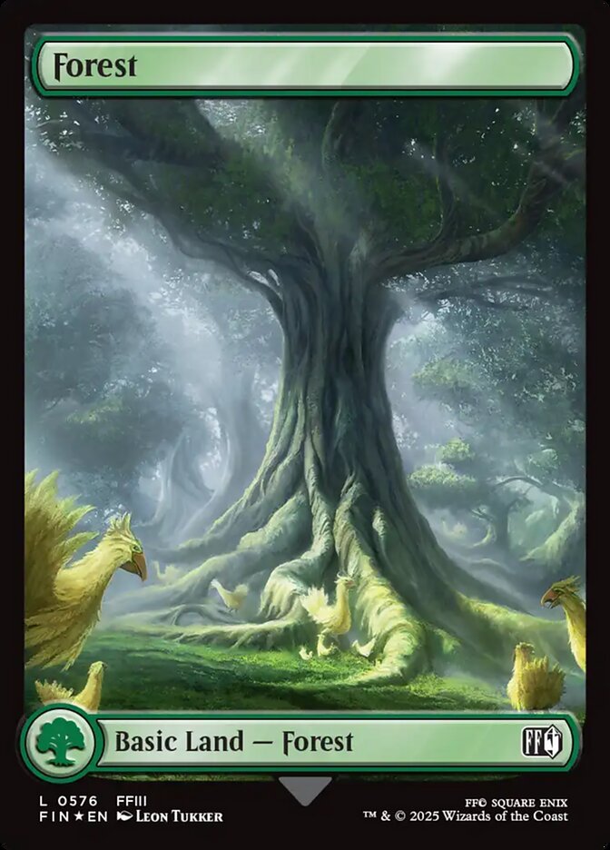 Forest – Common Magic: The Gathering card from Final Fantasy (#576)