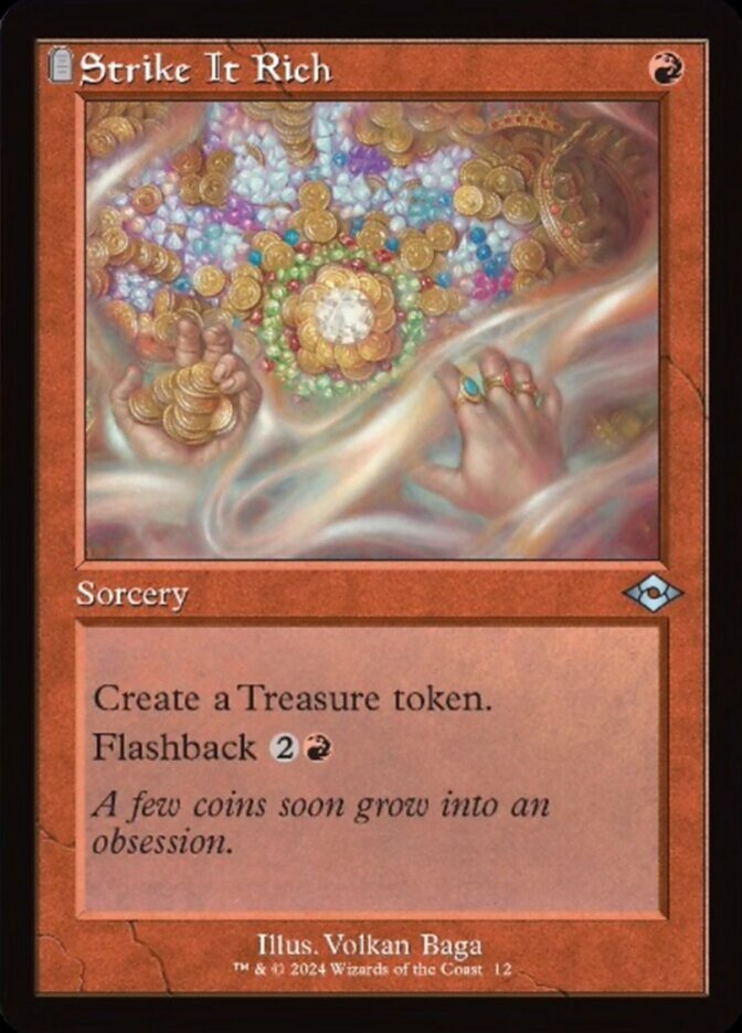 Strike It Rich – Uncommon Magic: The Gathering card from Modern Horizons 2 Timeshifts (#12)