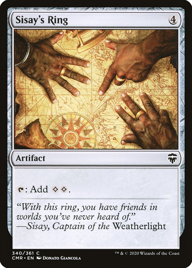 Sisay's Ring – Common Magic: The Gathering card from Commander Legends (#340)