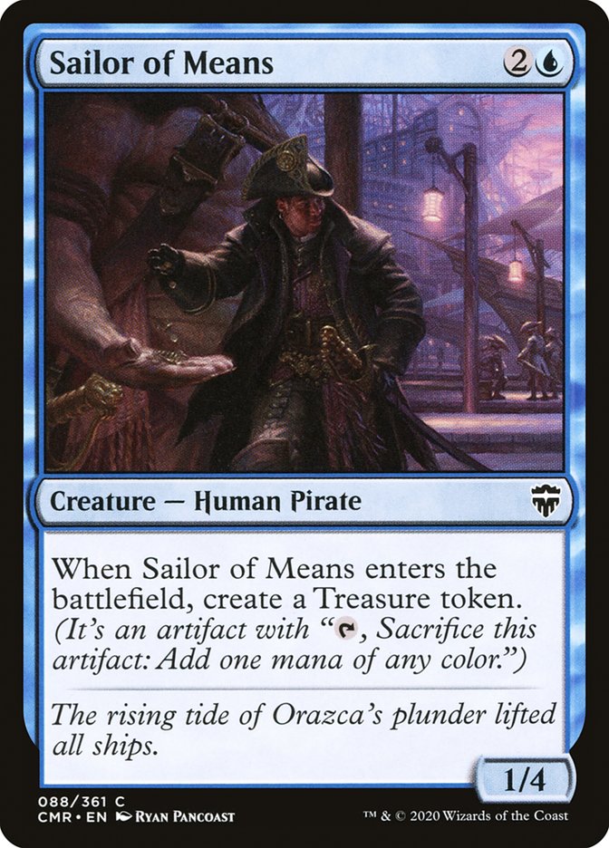 Sailor of Means – Common Magic: The Gathering card from Commander Legends (#88)
