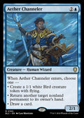 Aether Channeler – Rare Magic: The Gathering card from Bloomburrow Commander (#160)