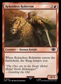 Relentless Rohirrim – Common Magic: The Gathering card from The Lord of the Rings: Tales of Middle-earth (#144)