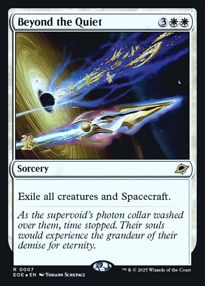 Beyond the Quiet – Rare Magic: The Gathering card from Edge of Eternities Promos (#7s)