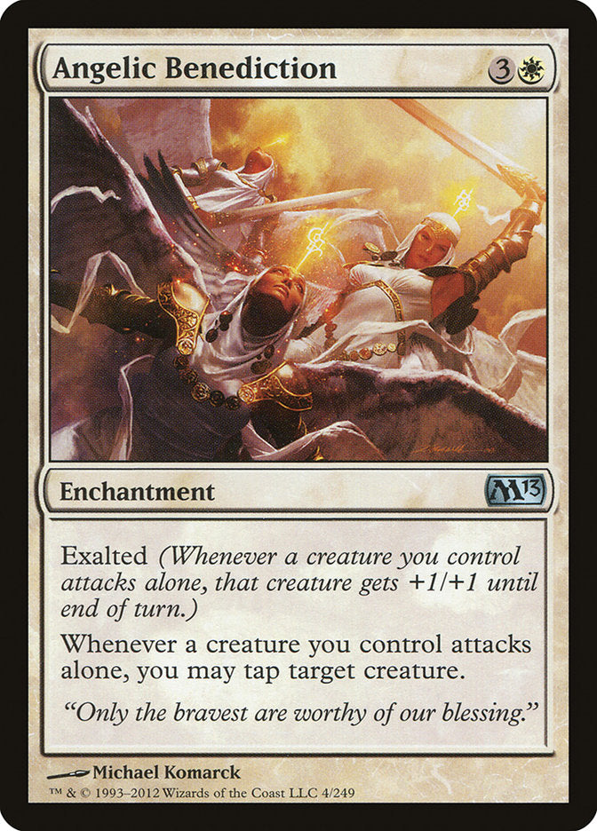 Angelic Benediction – Uncommon Magic: The Gathering card from Magic 2013 (#4)